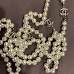 Long Pearls with crystals